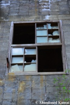 Wooden Window, Brick Wall