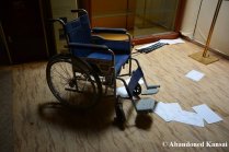 Abandoned Hotel Wheelchair