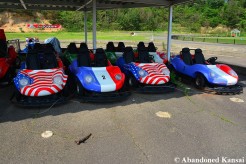 Abandoned Theme Park Racing Cars