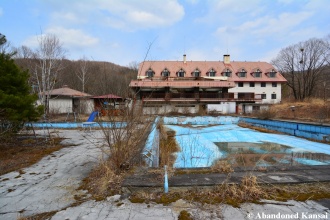 Abandoned Onsen Hotel Outdoor Pool