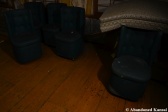 Abandoned Dark Hotel Lounge